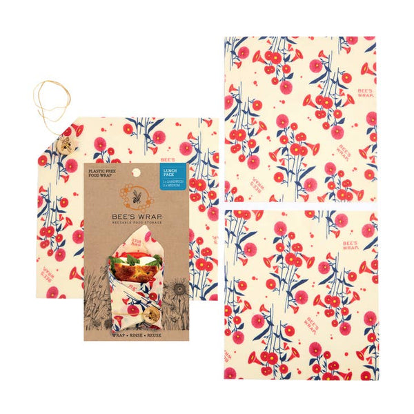 Closiist's Bees Wrap Plant-Based Roll in Meadow Magic Print is a sustainable and eco-friendly way to keep your food fresh. It is made with all-natural ingredients and is reusable, so you can reduce your plastic waste. Order yours today!