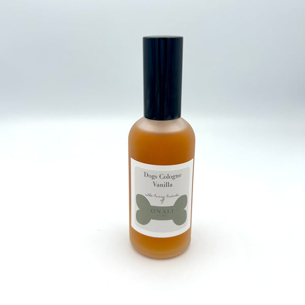 CHESTER's Vanilla Bliss: Natural dog cologne for sweet-smelling pups! Safe, hypoallergenic, long-lasting. Playful confidence in a bottle. Order now & smell the bliss!