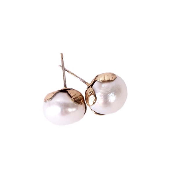 INDAH's SHAKTI Pearl Earrings - handcrafted magic & divine energy (pearls, 24k gold/silver, recycled metal). Empower yourself, plant trees. Shop now!