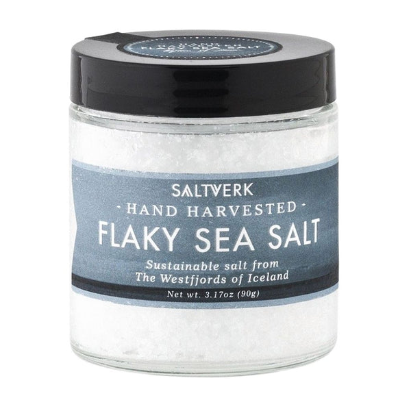 Saltverk Flaky Sea Salt - pure, sustainable, bold. Elevate every dish. Icelandic waters, geothermal power. Carbon neutral. Shop now & taste the difference!