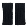 Black Ribbed Alpaca Gloves - Handmade & Fair Trade