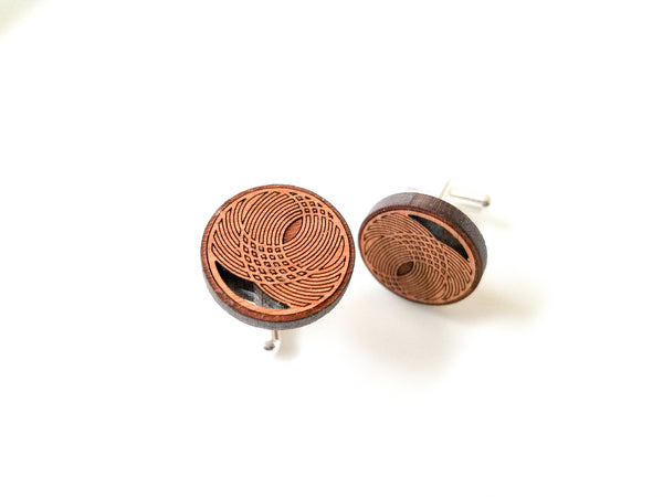 Cherry Wood Cufflinks - The Perfect Gift for the Groomsman in Your Bridal Party