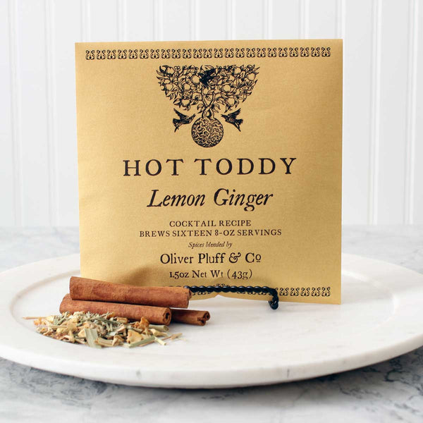 Oliver Pluff & Co.'s Lemon Ginger Hot Toddy: Warm Up with Comforting Spice & Citrus (1 Gallon)