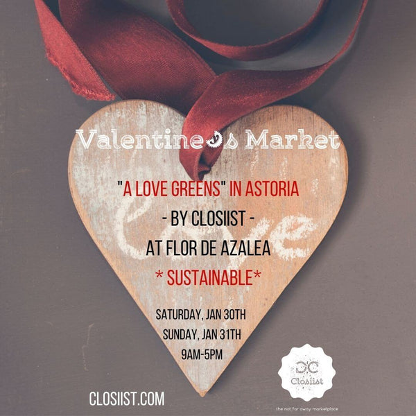 “A Love Greens"  in Astoria  themed Valentine’s Market