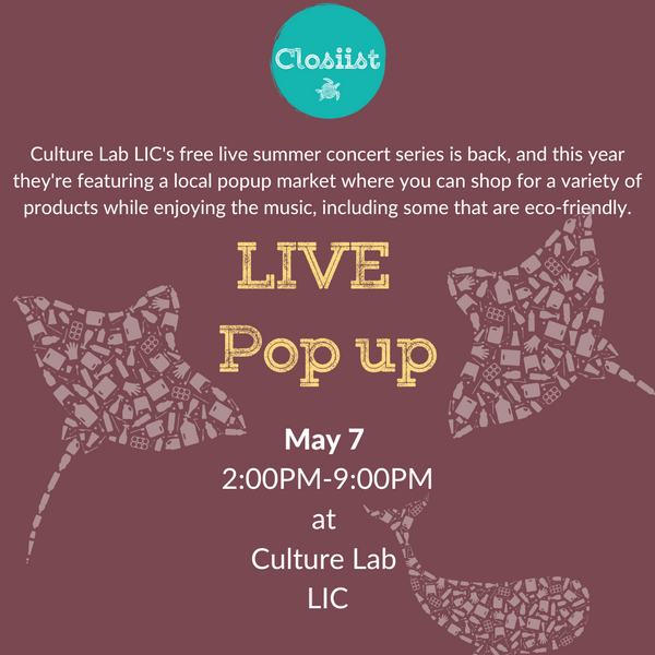 Join us on May 7th for Live at Culture Lab LIC!