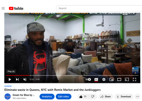 Eliminate waste in Queens, NYC with Remix Market and the Junkluggers