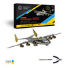 Close-up view of the AN-225 Mriya model build detail