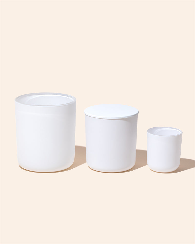 8oz Aura® Glass Candle Vessel & Lid – Best-Selling Candle Jar
