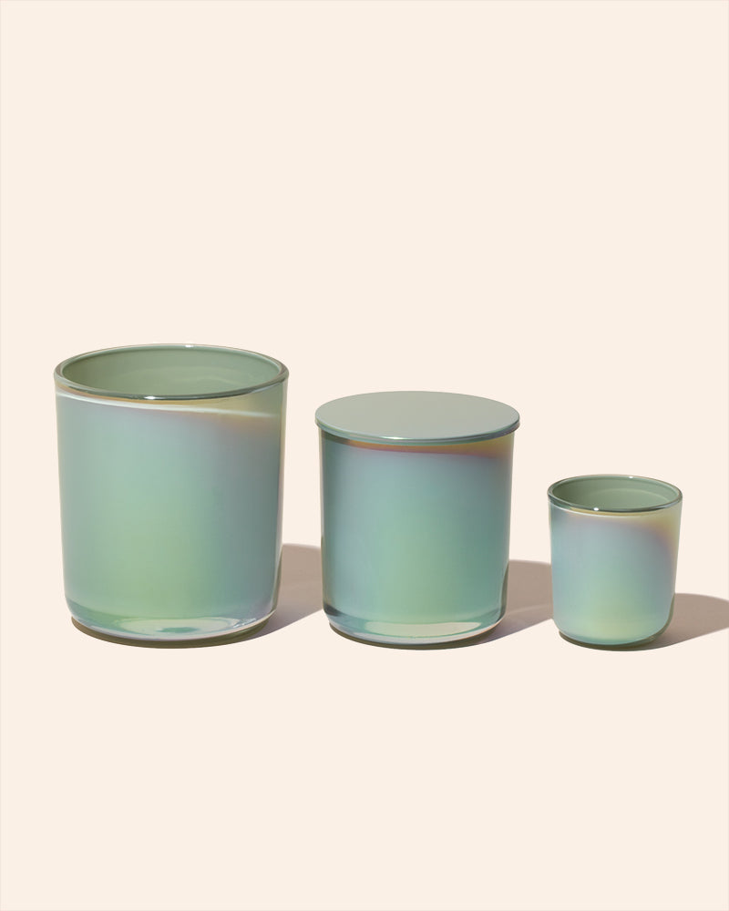 8oz Aura® Glass Candle Vessel & Lid – Best-Selling Candle Jar