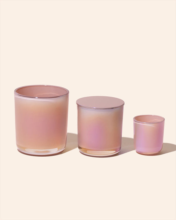8oz Aura® Glass Candle Vessel & Lid – Best-Selling Candle Jar