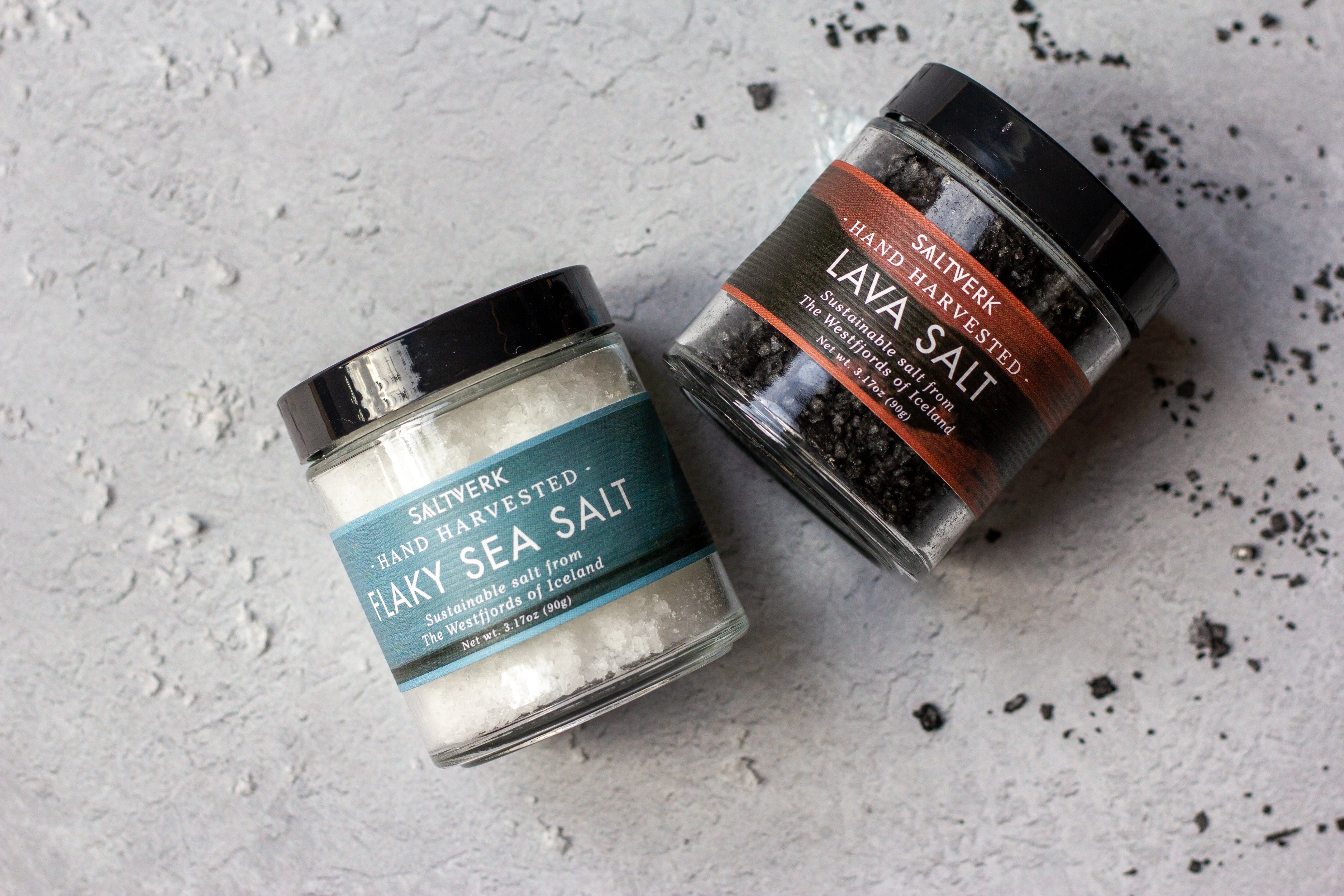 ✨ Double the Icelandic Delight: Pure & Lava Salt Gift Box (Gourmet, Sustainable, Perfect Present)