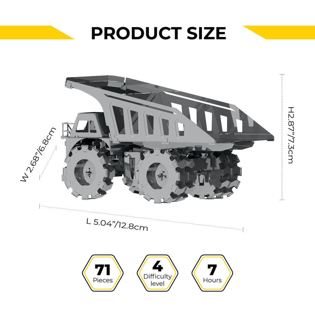 Quarry Transporter Mining Truck Mechanical Model Kit