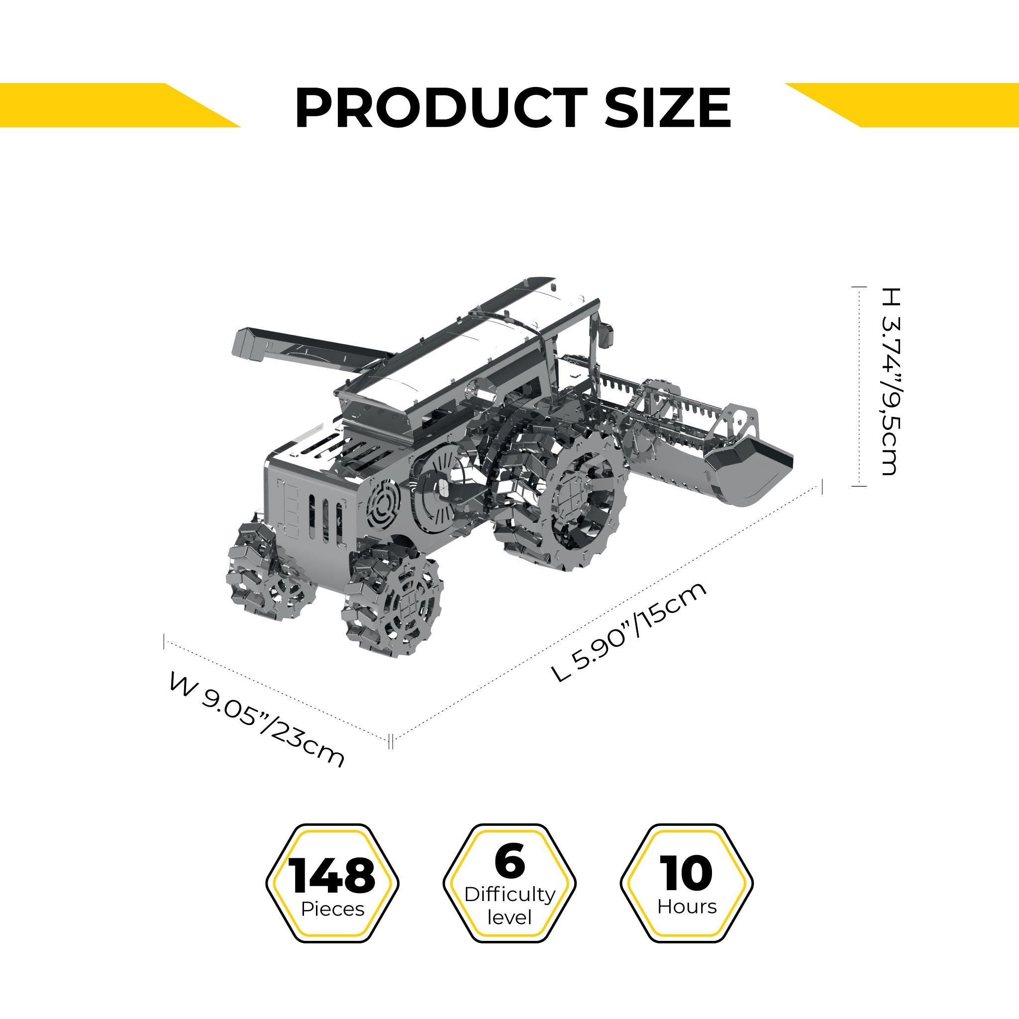 Voracious Harvester Combine Mechanical Model Kit