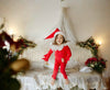 Baby & Kids Red Elf & Santa Pajama Costume – Soft Cotton Holiday Sleepwear