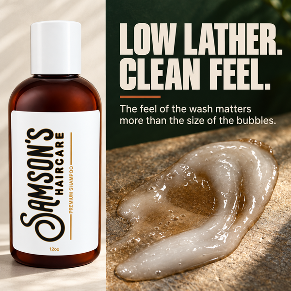 Samson's Daily Use Shampoo with Hemp Seed Oil & Vitamin E – 12 oz