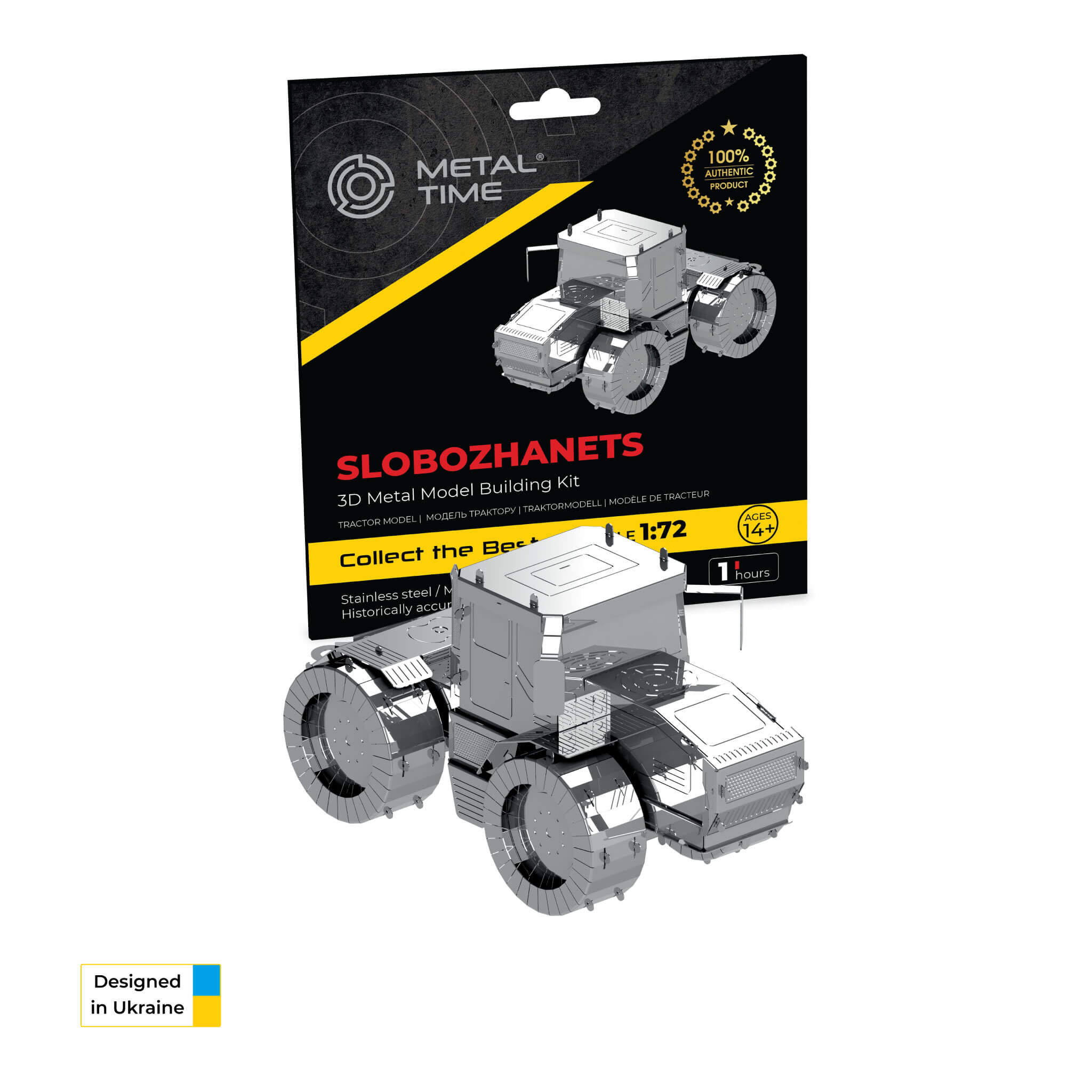 Tractor Slobozhanets Static Model Kit by Metal Time Workshop