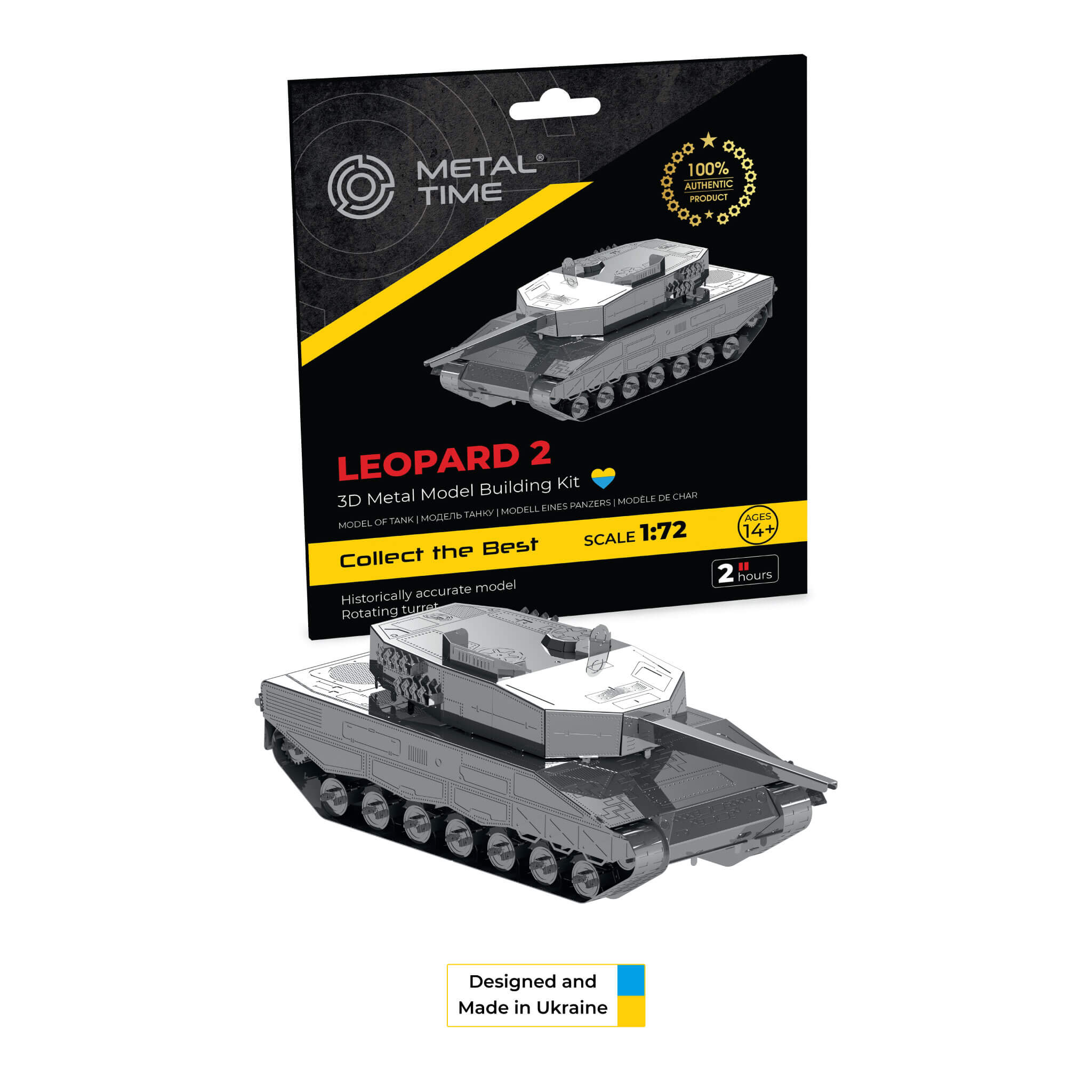 Leopard 2 Metal DIY Model Kit - Build Your Own Tank