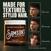 Samson's Matte Styling Cream – Natural Hold, No Shine | 4 oz