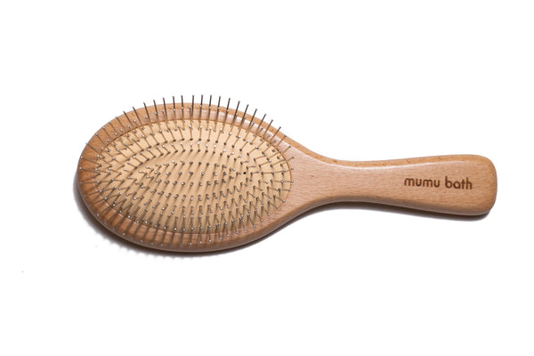 Tangle-Free Bliss: Detangling Massage Bamboo Hair Brush (Sustainable, Scalp Soothing, Smooth Hair)