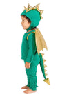 Baby Green Dragon Costume - Soft Cotton with Padded Wings