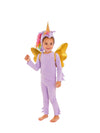 Child wearing Golden Pegasus Wings for fantasy dress-up