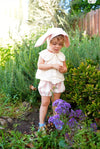 Pink Bunny Bonnet & Tail Set - Soft Cotton Costume for Baby & Kids