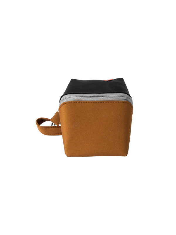 "Pistachio" Eco-Friendly Organizer Bag – Recycled Wide-Mouth Tech & Beauty Case