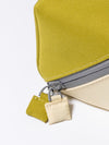 "Pistachio" Eco-Friendly Organizer Bag – Recycled Wide-Mouth Tech & Beauty Case