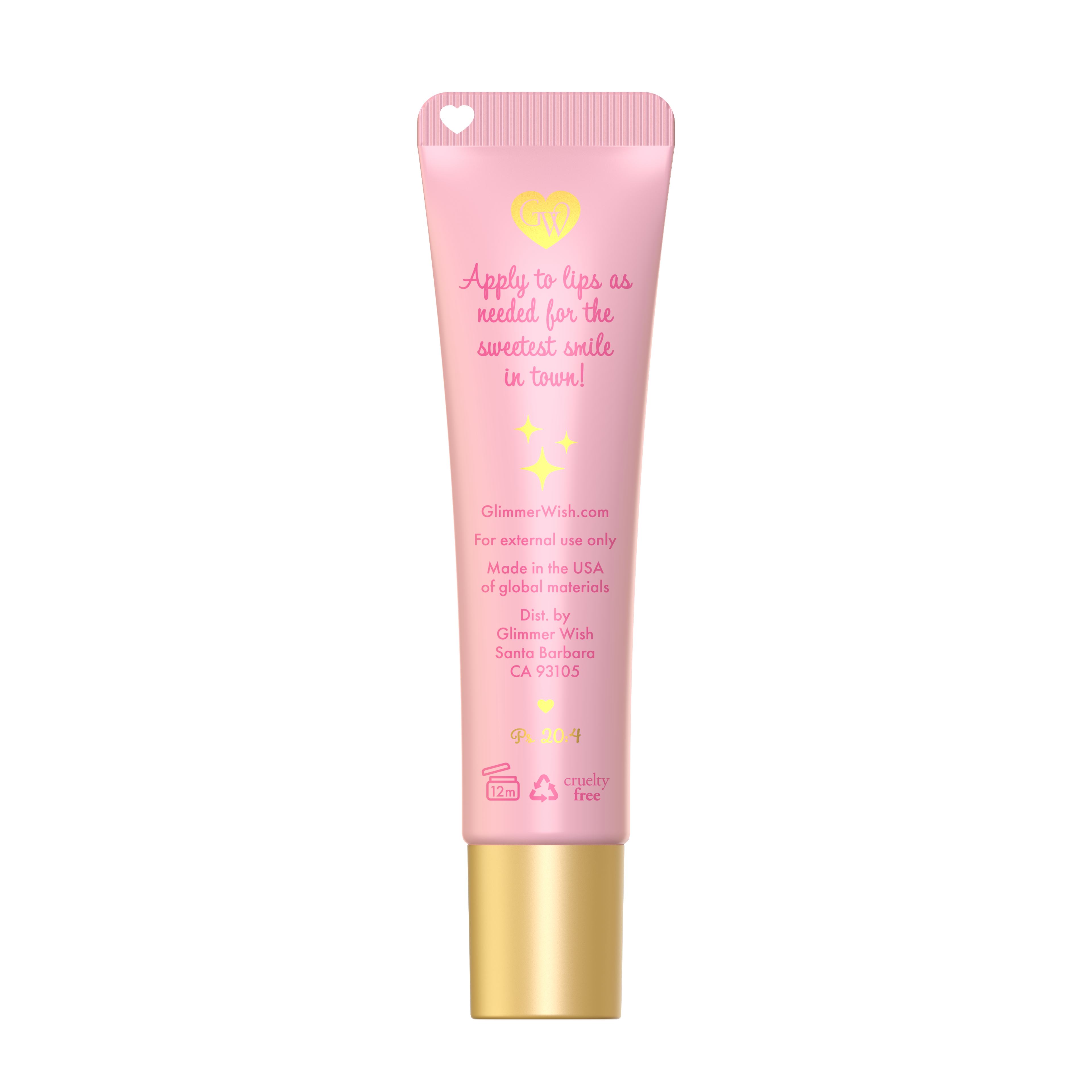 Glimmer Whip Whipped Lip Balm - Organic Butters & Oils