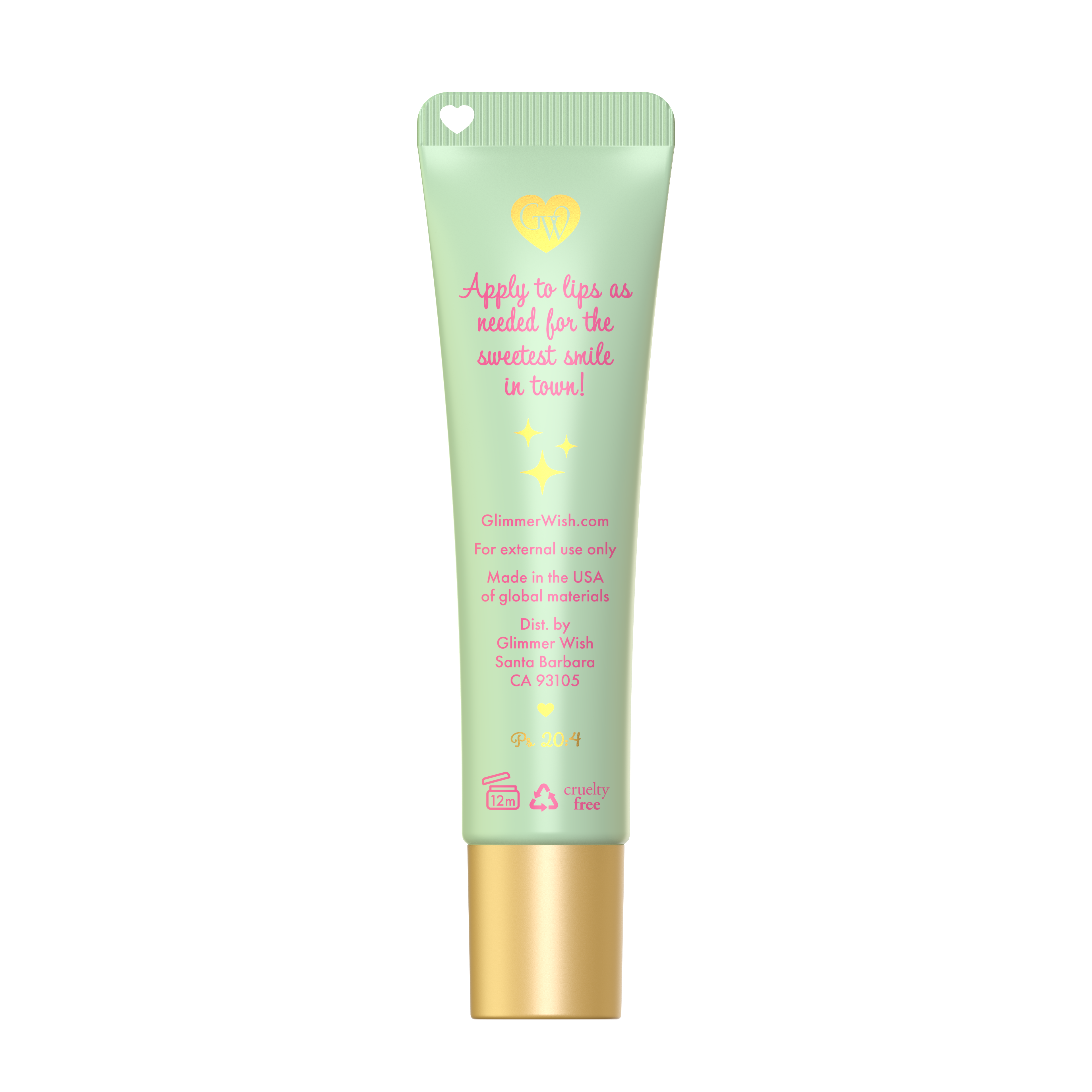 Glimmer Whip Whipped Lip Balm - Organic Butters & Oils