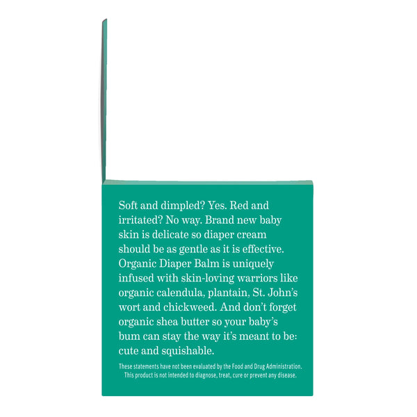 Teal box with white text on a white background