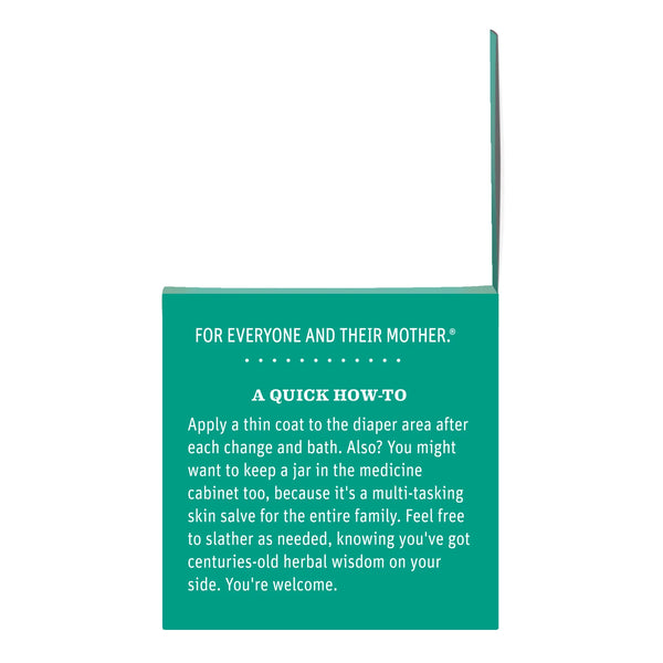 Green sign with text on a white background