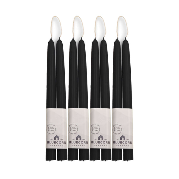 Pure Beeswax Taper Candles – Hand-Dipped Bulk 4-Pair Bundle