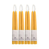 Pure Beeswax Taper Candles – Hand-Dipped Bulk 4-Pair Bundle