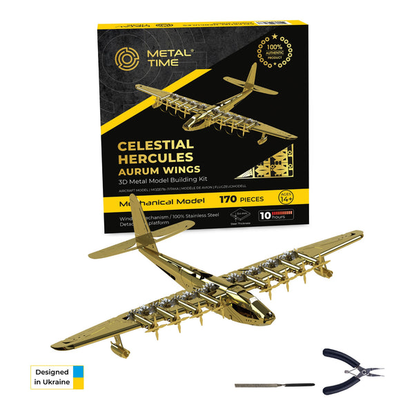 Aurum Wings Celestial Hercules Aurum Wings gold model, Spruce Goose replica