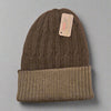 Reversible Cabled 100% Alpaca Knit Hat