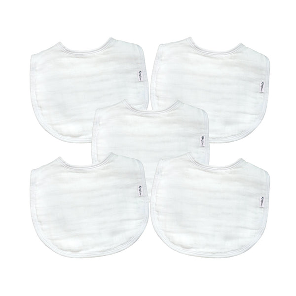 Super Soft & Absorbent: Organic Cotton Muslin Bibs