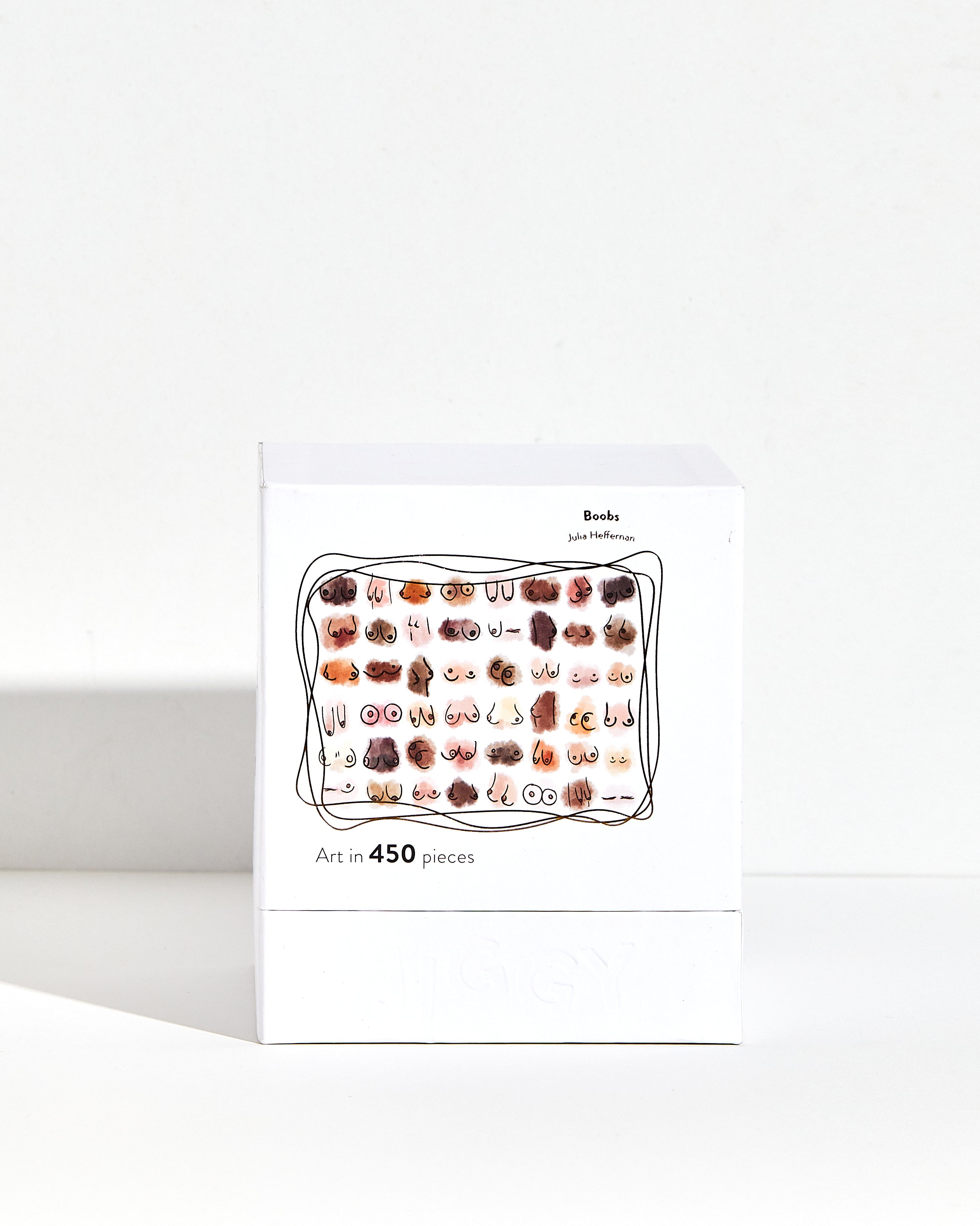 Box of Bepko puzzle with 450 pieces on a white background