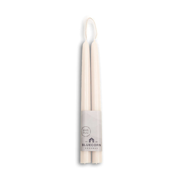 Hand-Dipped Beeswax Taper Candles – 100% Pure Beeswax, 1 Pair