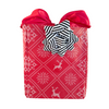 EverBow black reusable gift bow shown with charm accessory detail, charms sold separately