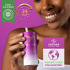 Freedom Natural Deodorant applied to underarm — 24-hour clinically proven odor protection