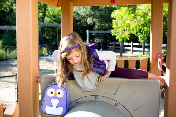 Recycled Fabric Lunch Pack - Purple Owl