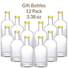 3.38 OZ Premium Glass Cork Top Bottle for Gifting Vanilla Extract with Label 100 ml