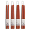 Hand-Dipped Beeswax Taper Candles - Bulk 4-Pair Bundle