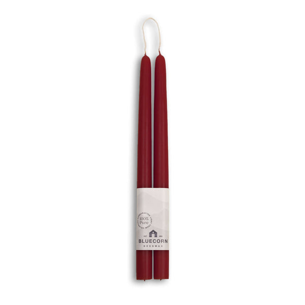 Hand-Dipped Beeswax Taper Candles – 100% Pure Beeswax, 1 Pair