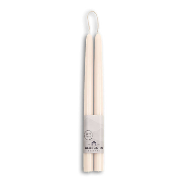 Hand-Dipped Beeswax Taper Candles – 100% Pure Beeswax, 1 Pair