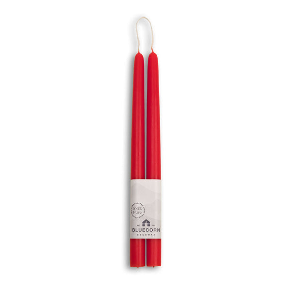 Hand-Dipped Beeswax Taper Candles – 100% Pure Beeswax, 1 Pair