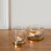 Fluted Glass Votive Set