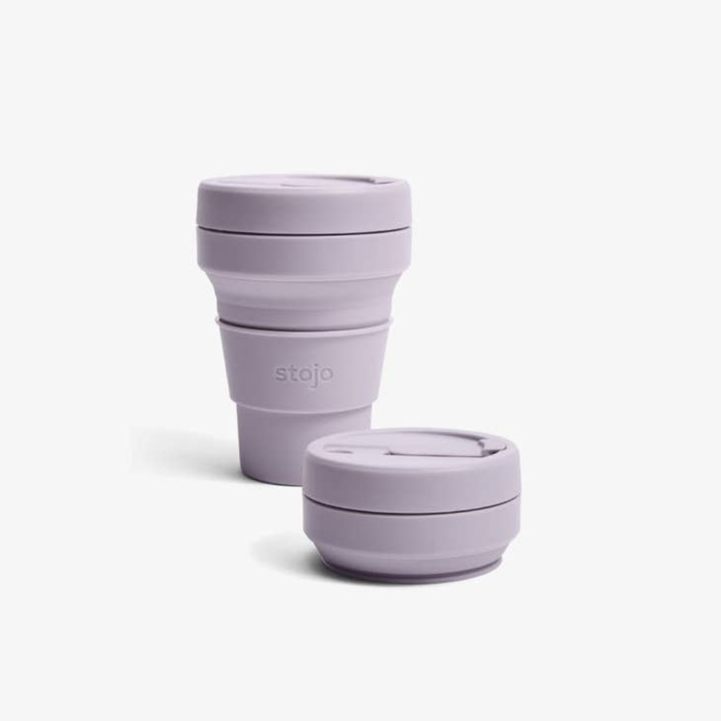 Eco-Friendly Coffee On-the-Go: Leakproof 12oz Collapsible Travel Cup