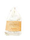 Close-up of organic herbal bath tea blend with rose petals and jasmine flowers